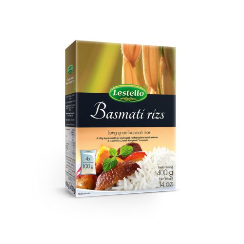 Lestello Basmati rizs - 4x100g
