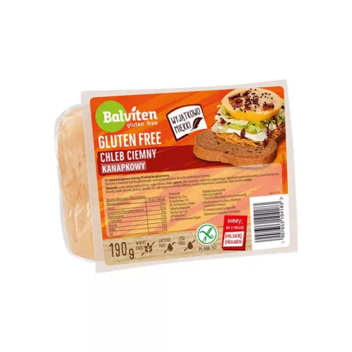 Balviten Barna kenyér szeletelt gluténmentes 190g