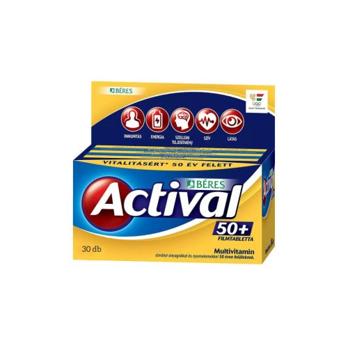 Actival Actival 50+ filmtabletta - 30db