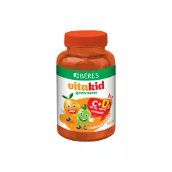 VitaKid VitaKid C+D-vitamin gumitabletta - 90db