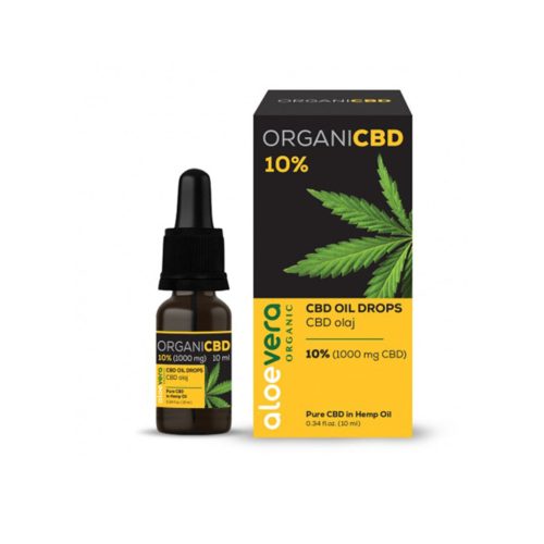 Aloe Vera Organic OrganiCBD CBD olaj 10% (1000mg) - 10ml