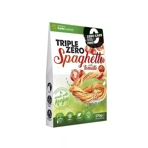 CarbControl Spaghetti paradicsomban Triple Zero Pasta  - 270g