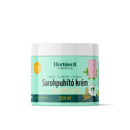 Herbiovit Sarokpuhító krém teafaolajos - 250ml