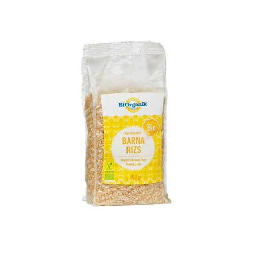 Biorganik Kerekszemű barnarizs - bio - 500g