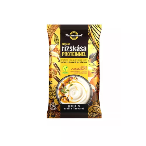 Naturmind Vaníliás protein gluténmentes instant rizskása - 44g