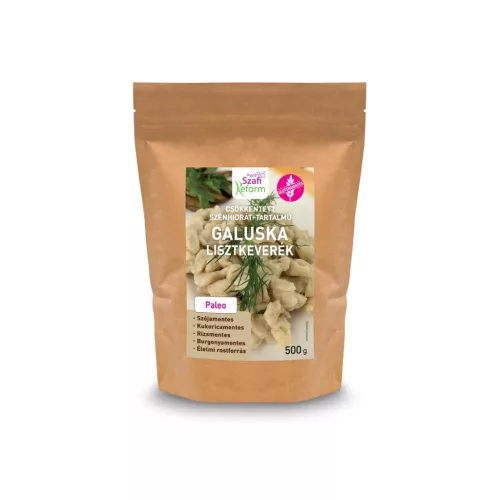 Szafi Szafi Reform csökkentett szénhidrát-tartalmú galuska lisztkeverék  - gluténmentes - 500g