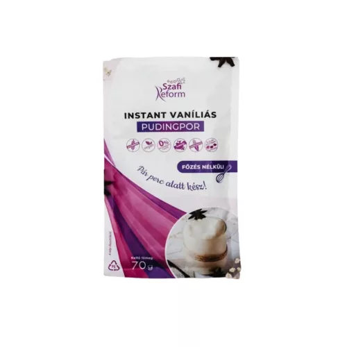 Szafi Szafi Reform Instant vaníliás pudingpor  - gluténmentes - 70g