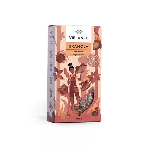 Viblance Granella mogyorókrémes granola - 275g