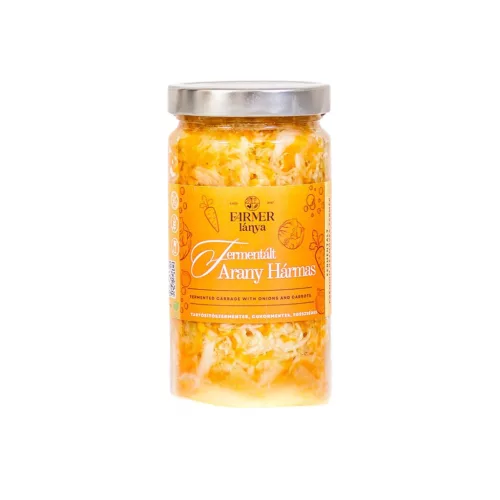 FarmerLánya Fermentált Arany Hármas (Káposzta, répa és vöröshagyma) - 720ml