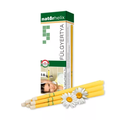Naturhelix Fülgyertya kamilla - 6db