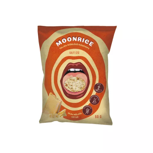 Moonrice Sajt ízű rizs chips - 60g
