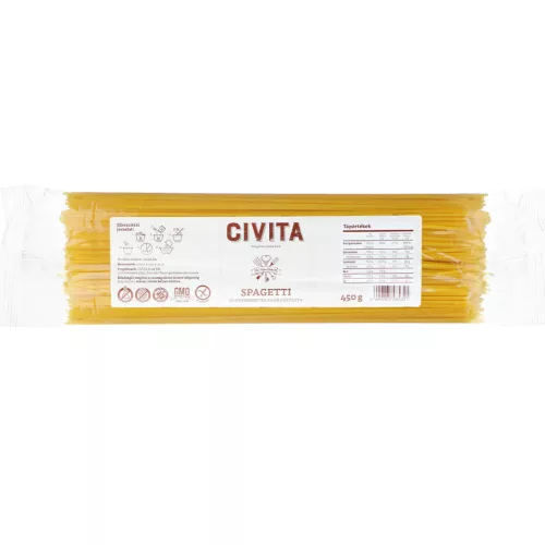 Civita Kukorica száraztészta spagetti gluténmentes - 450 g