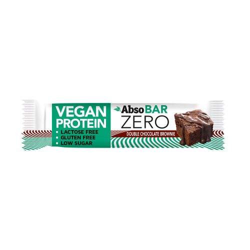 Absorice AbsoBar Zero DoubleChoc.Brownie fehérjeszelet  - 40g