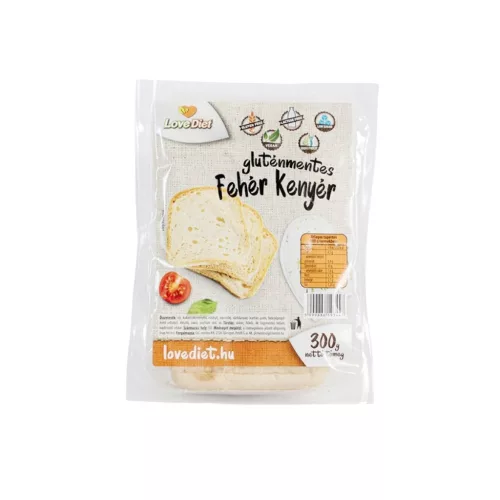 Love Diet Fehér kenyér gluténmentes - 300g