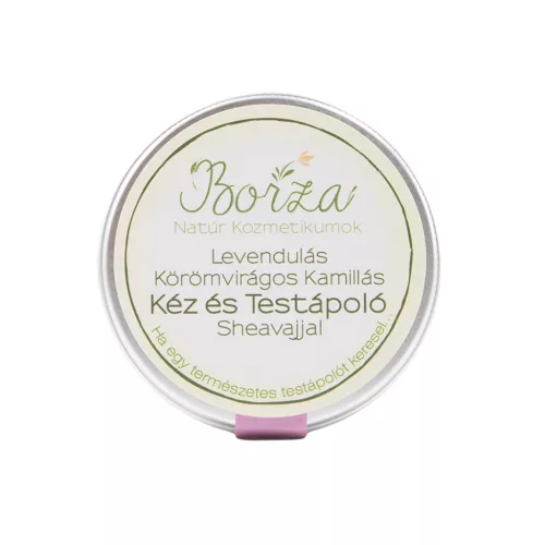 Borza Levendula körömvirág kamilla sheavaj Kézkrém - 75ml
