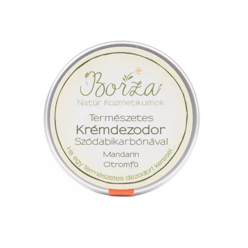 Borza Mandarin-citromfű krémdezodor szódabikarbónával - 45ml