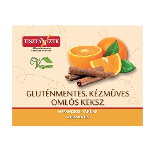 Tiszta Ízek Narancsos-fahéjas keksz - 180g