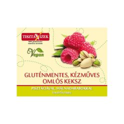   Tiszta Ízek Pisztáciás málnadarabos omlós keksz - gluténmentes - 180g