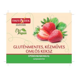 Tiszta Ízek Epres keksz - 180g