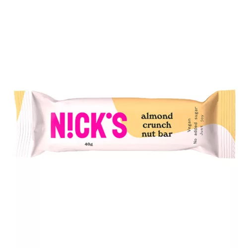 Nick s Crunch Nut Bar vegán mandulás csoki - 40g