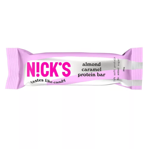 Nick s Mandula és tejcsoki protein szelet - 50g