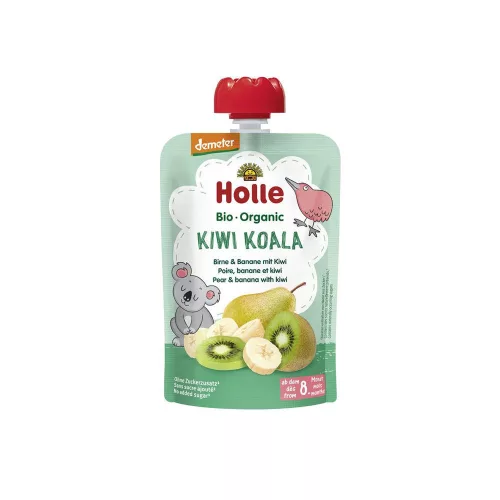 Holle Kiwi Koala - tasakos gyümölcspüré gluténmentes, demeter - bio - 100g