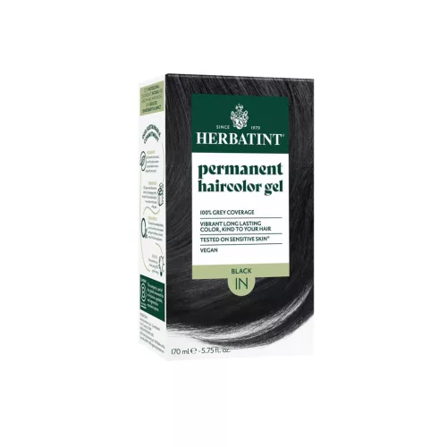 Herbatint 1N Black Hajfesték - 170ml