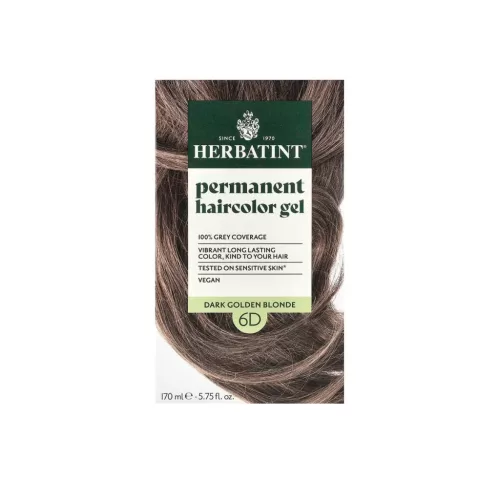 Herbatint 6D Dark Golden Blonde Hajfesték  - 170ml