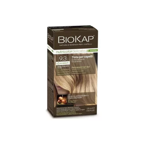 Biokap Tartós hajfesték Nr 9.3 Extra Light Blond - 135ml