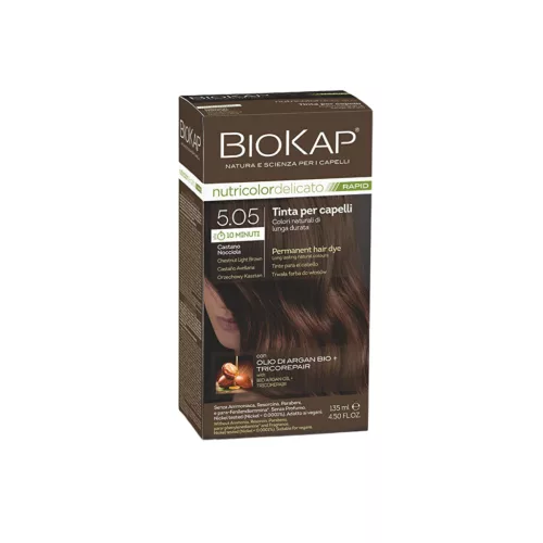 Biokap Tartós hajfesték Nr 5.05 Chestnut Light Brown - 135ml