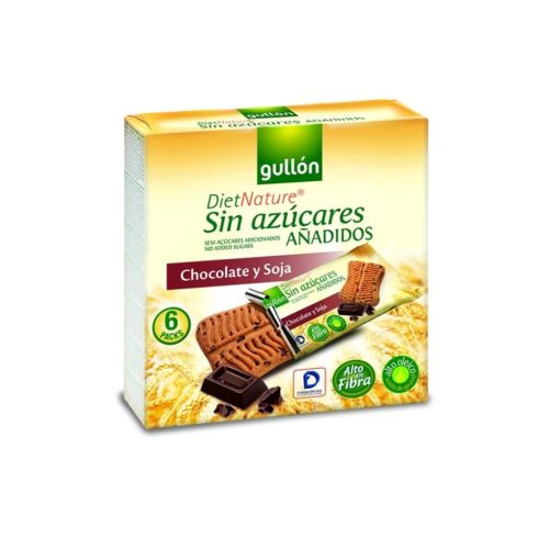 Gullon Csokoládés szelet édesítőszerrel snack - 144g