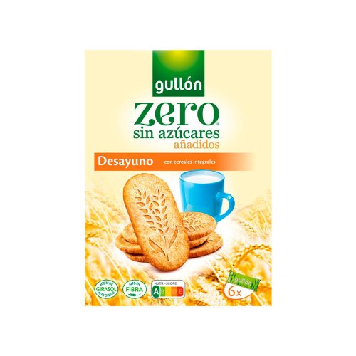 Gullon Többgabonás reggeli keksz - 216g(8db)