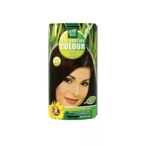 Hairwonder/Hennaplus Tartós Hajfesték Melegbarna 4.45 - 100ml