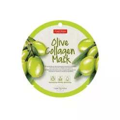PureDerm Olíva kollagénes fátyolmaszk - 1db