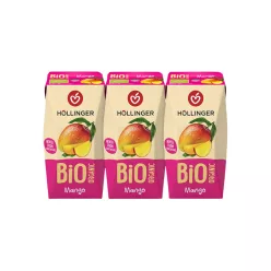 Höllinger Bio gyümölcsital mangó 3x200 ml