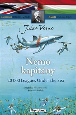 Jules Verne - Nemo kapitány - Klasszikusok magyarul-angolul