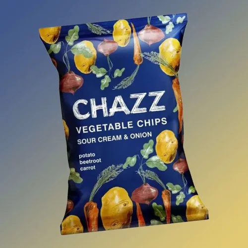 Chazz Vegetable Sour Cream and Onion hagymás tejfölös zöldségchips 75g
