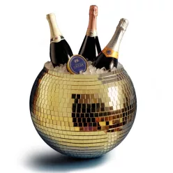   Disco Ball Ice Bucket arany Discogömb italhűtő jégvödör 11liter