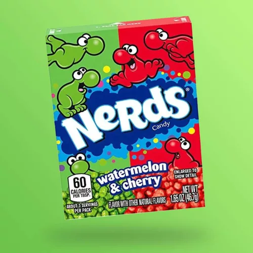Wonka Nerds Watermelon Cherry görögdinnyés-cseresznyés cukorka 47g