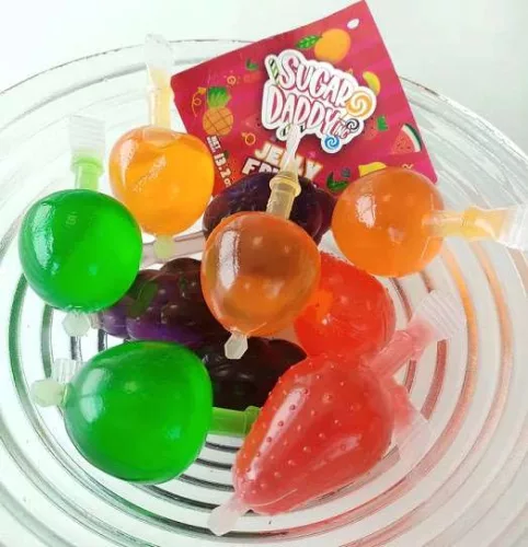 Sugar Daddy Jelly Fruits gyümölcsös folyékony cukorzselé 370ml