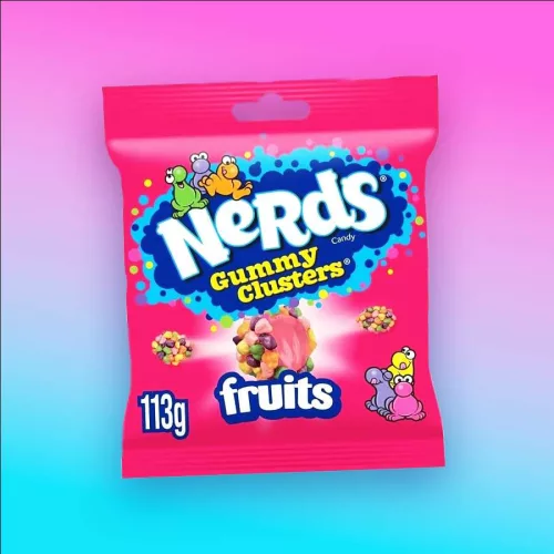 Nerds Gummy Clusters Fruit Gyümölcsös gumicukor 113g