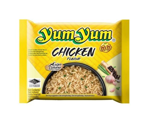 Yum Yum Chicken Noodles csirkehúsos instant leves 60g