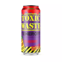   Toxic Waste Sour Cherry Energy Drink savanyú cseresznyés energiaital 500ml DRS