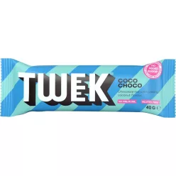   Tweek Coco Choco Bar krémes kókuszos cukormentes csokoládészelet 40g