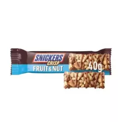 Snickers Triple Treat Crisp Fruit and Nut singles 40g