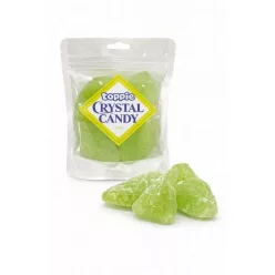 Toppie Crystal Candy Emerald Lychee ízű cukor 80g