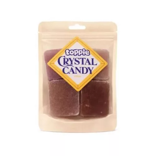 Toppie Crystal Candy Amber Cola ízű cukor 80g