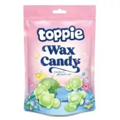 Toppie Wax Candy Turtle Apple zöld alma ízű cukor 40g