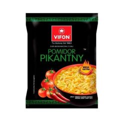   Vifon Pomidor Pikantny/Spicy Tomato Noodles fűszeres paradicsomos instant tészta 70g Szavatossági idő: 2026-05-31
