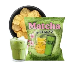 Chazz Chips Matcha zöld tea ízű burgonyachips 40g